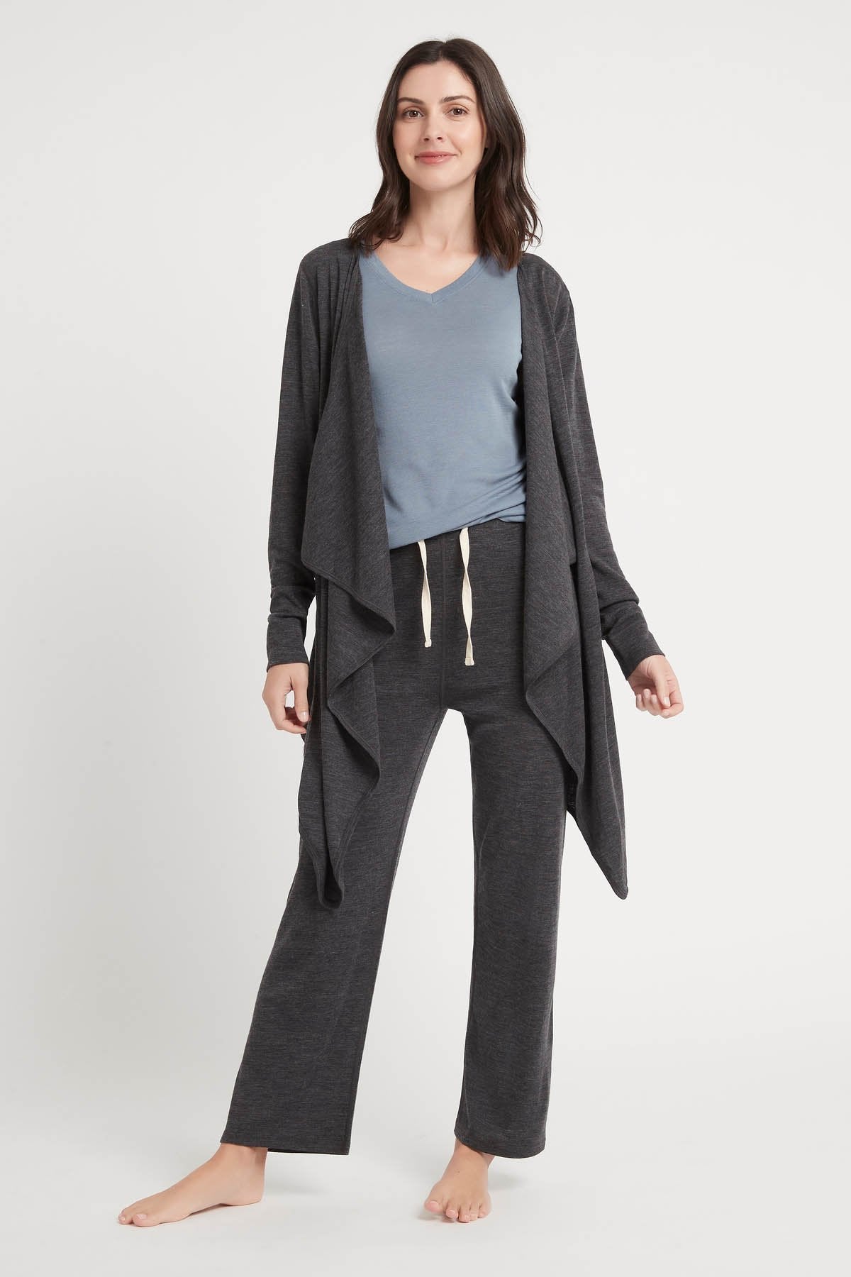 Charcoal cardigan women's hotsell