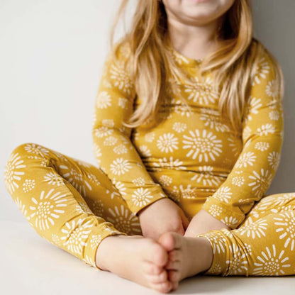 Bamboo Kids Pyjama Honey Spring Print