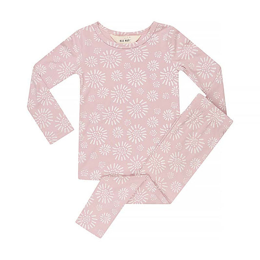 Bamboo Kids Pyjama Lilac Spring Print