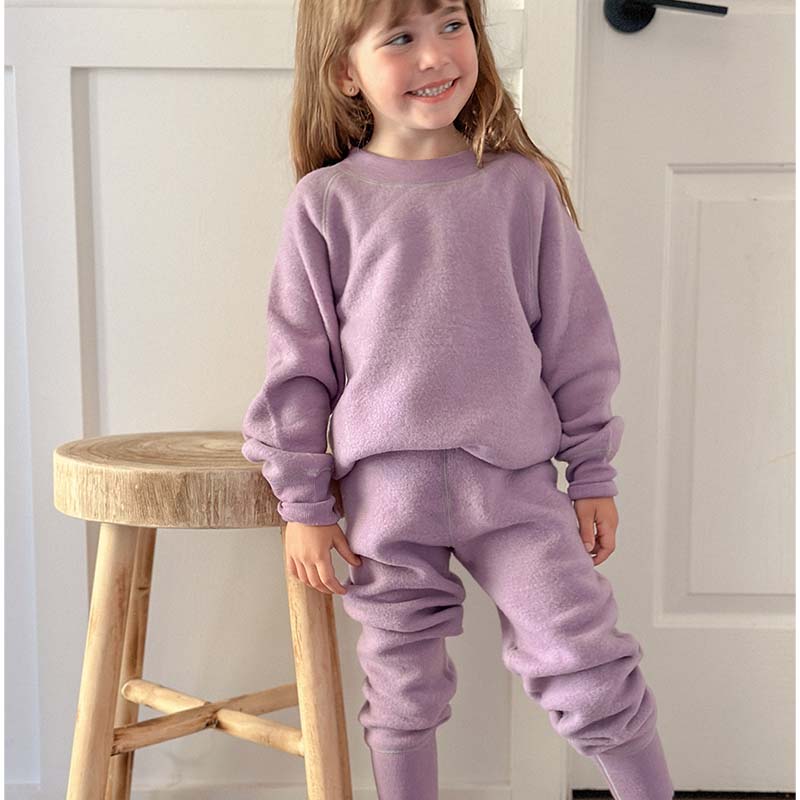 Merino Fleece 2-Piece Set Lavender