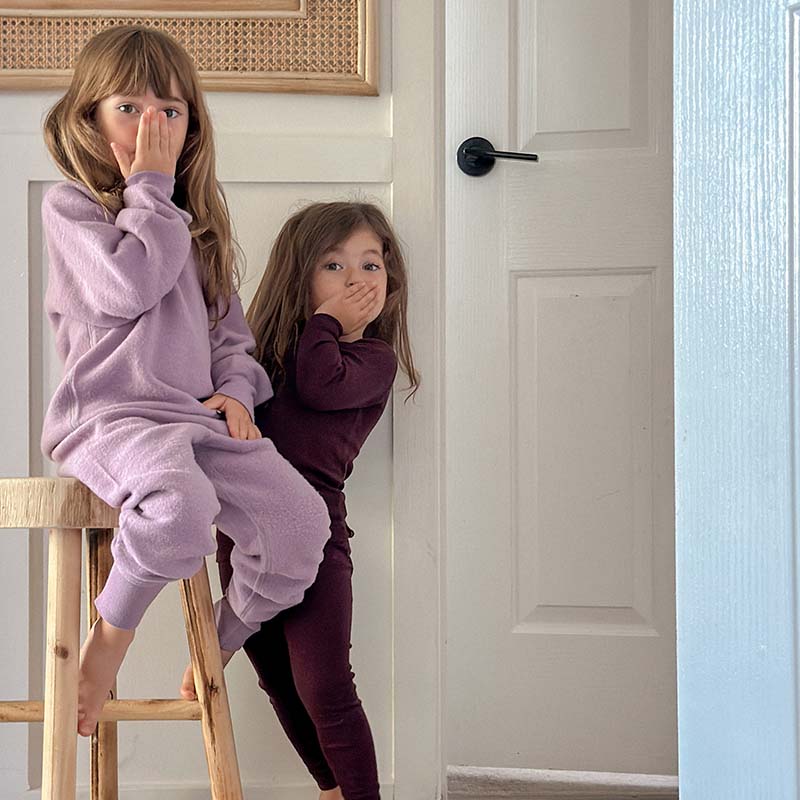 Merino Fleece 2-Piece Set Lavender