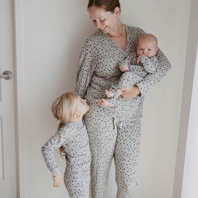 Basics Merino Wool Onesie Scatter Print