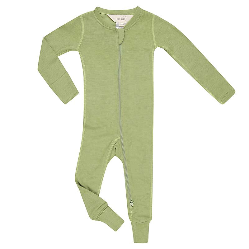 Basics Merino Wool Onesie Pistachio