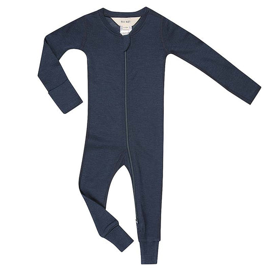 Basics Merino Wool Onesie Space Blue