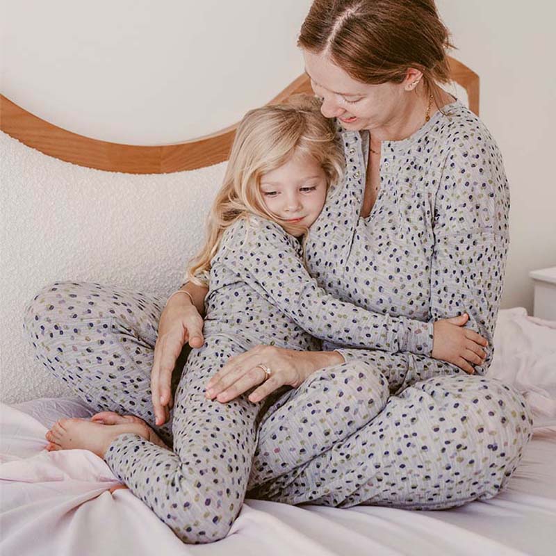 Merino Wool Layer Set Pyjamas Scatter Print