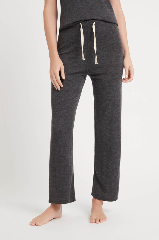 Women's Merino Lounge Pants Charcoal Marle