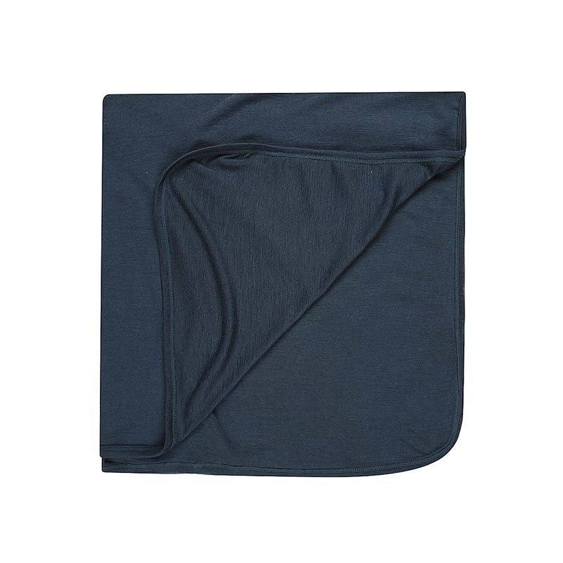 Basics Merino Wool Blanket Deep Water