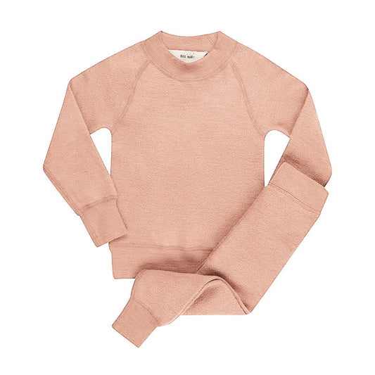 Merino Fleece 2-Piece Set Salmon