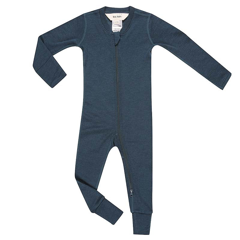 Basics Merino Wool Onesie Deep Water