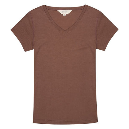 Women's Merino V-neck Fig